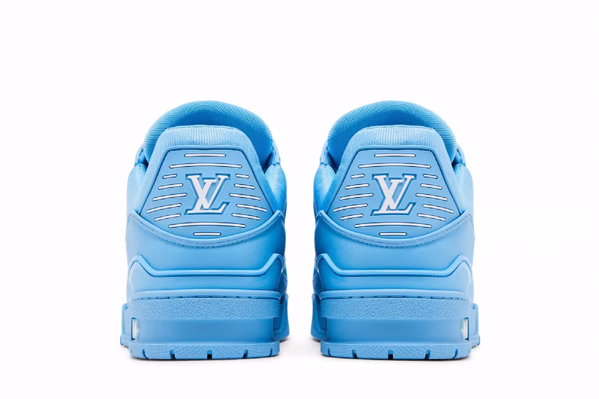 Louis Vuitton Trainer Embossed Monogram - Blue, view 7