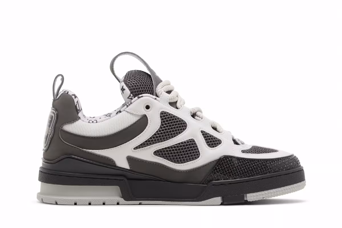 Louis Vuitton Skate Sneaker Grey Black, view 2
