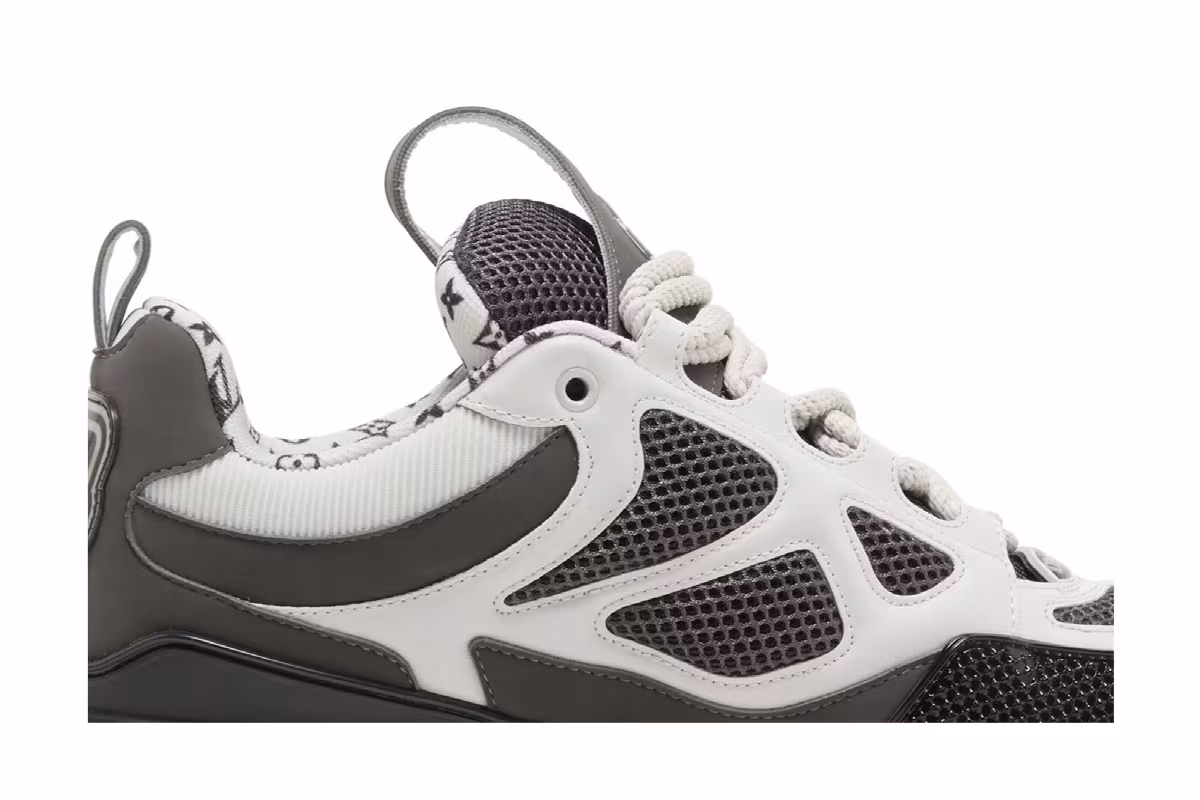Louis Vuitton Skate Sneaker Grey Black, view 3