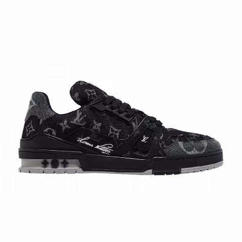 Louis Vuitton Trainer 'Black Monogram Denim'