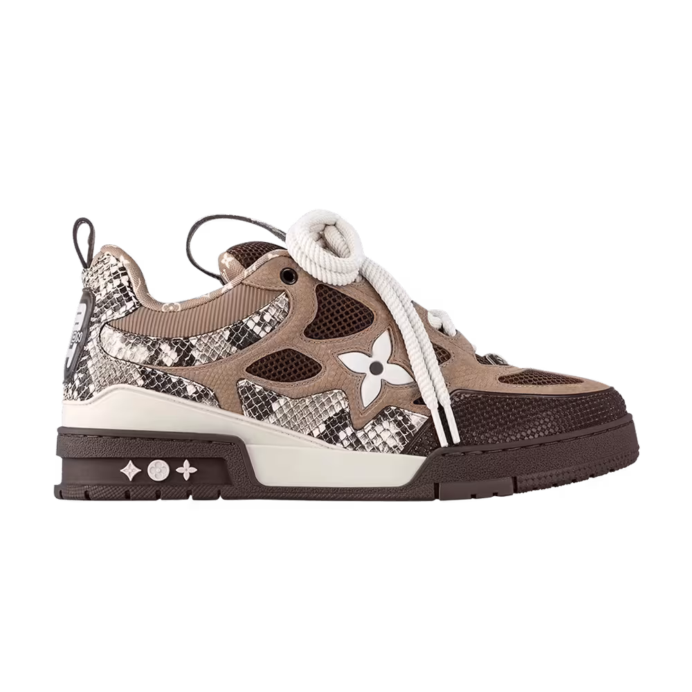 Louis Vuitton Skate Sneaker Brown Python