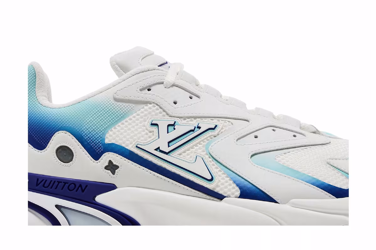 Louis Vuitton Runner Tatic White Blue, view 3