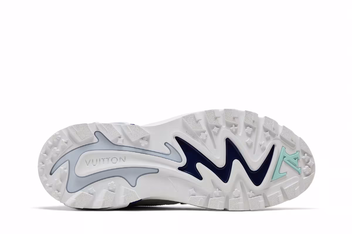 Louis Vuitton Runner Tatic White Blue, view 5