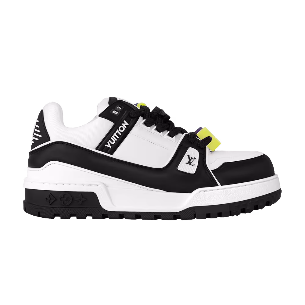 Louis Vuitton Trainer Maxi Sneaker Black White