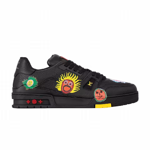 Yayoi Kusama x Louis Vuitton Trainer 'Faces - Black'