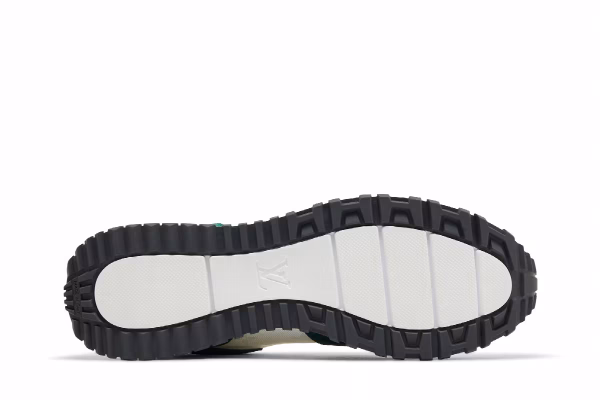 Louis Vuitton Run Away Sneaker Green Monogram, view 5