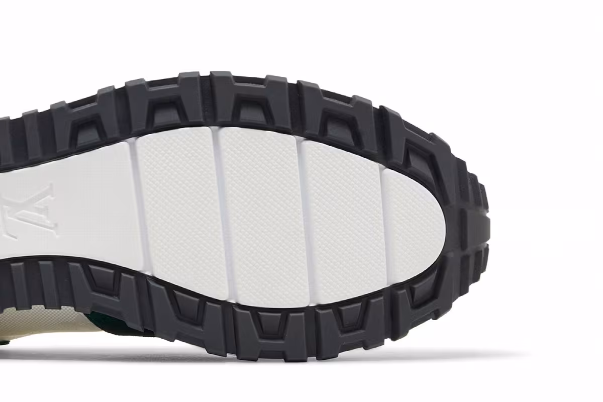 Louis Vuitton Run Away Sneaker Green Monogram, view 6