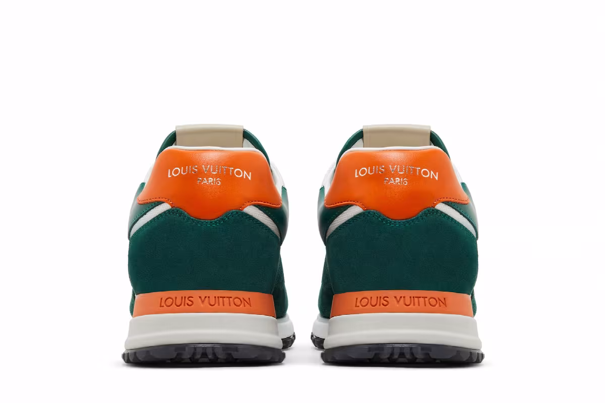 Louis Vuitton Run Away Sneaker Green Monogram, view 7