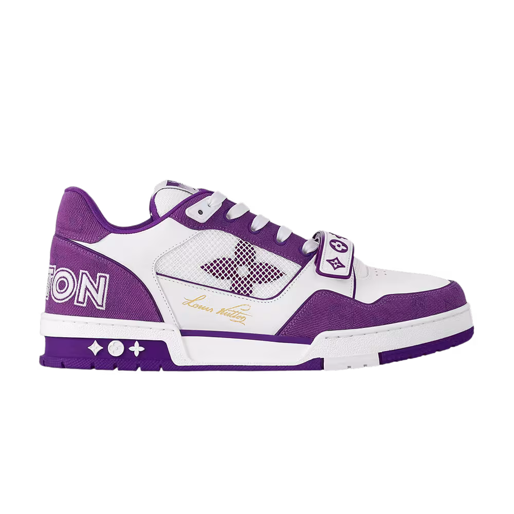 Louis Vuitton Trainer Purple Monogram Denim