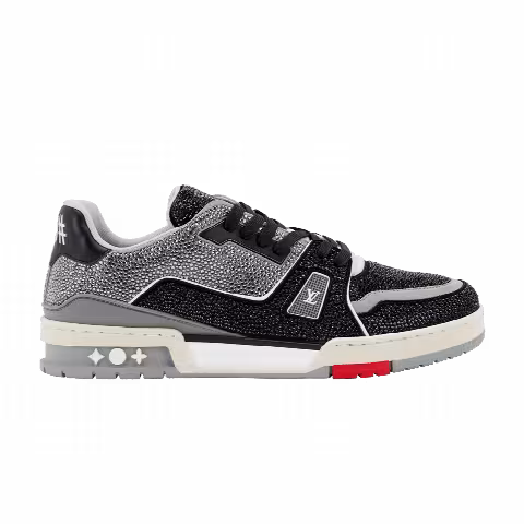 Louis Vuitton Trainer 'Black Grey Rhinestones'