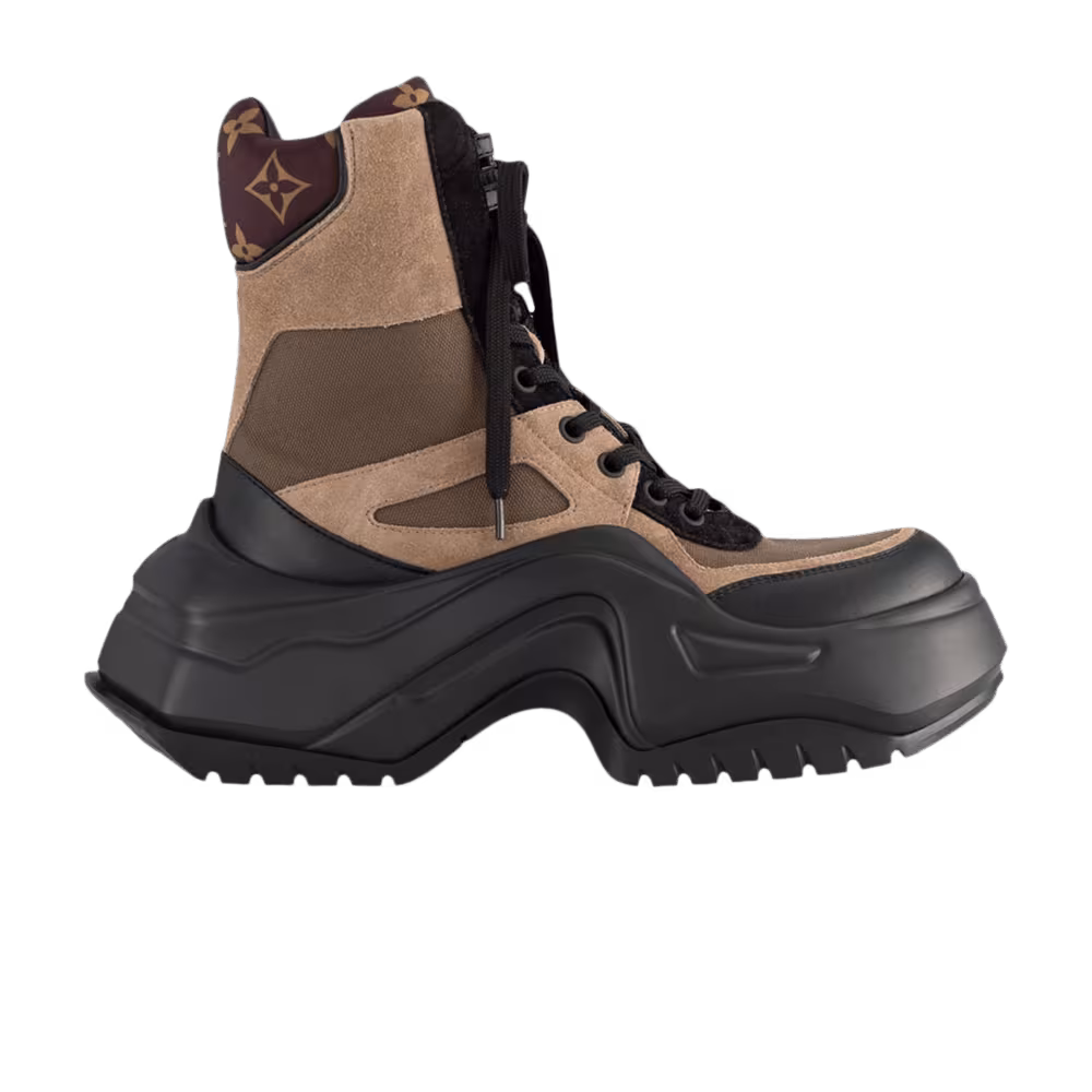 Louis Vuitton Women's Archlight 2.0 Platform Ankle Boot Khaki Green