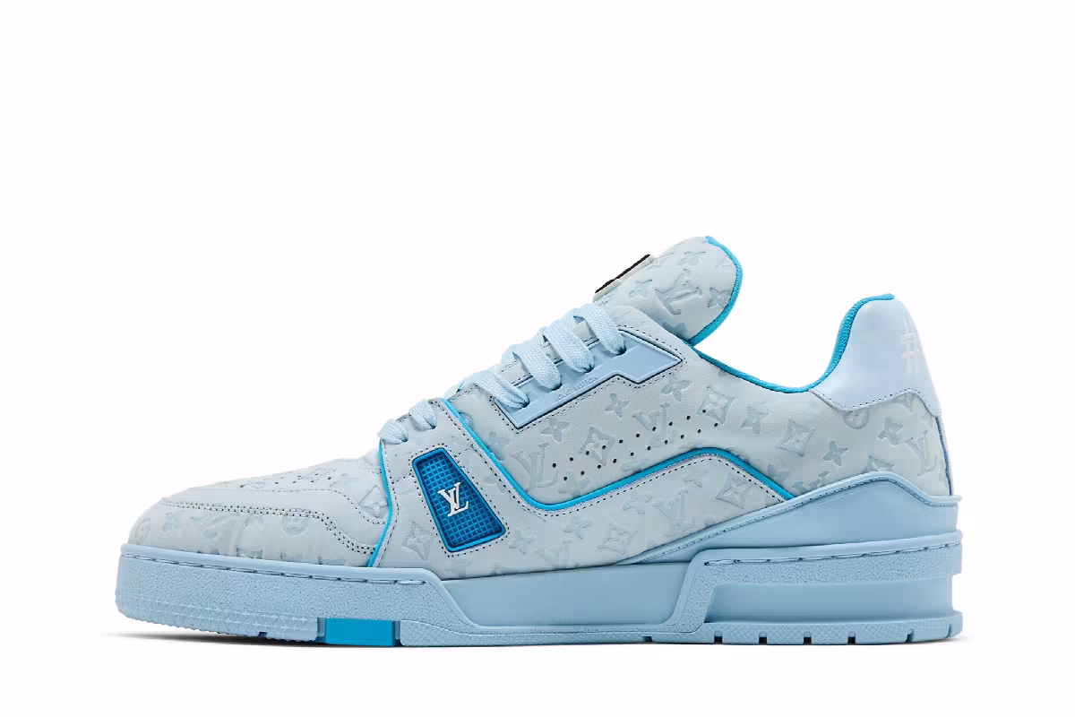 Tyler, the Creator x Louis Vuitton Trainer Blue, view 4