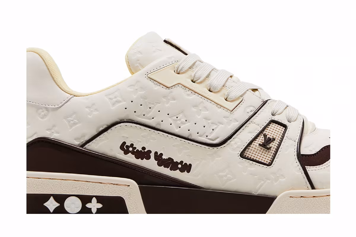 Tyler, the Creator x Louis Vuitton Trainer White Mocha, view 3