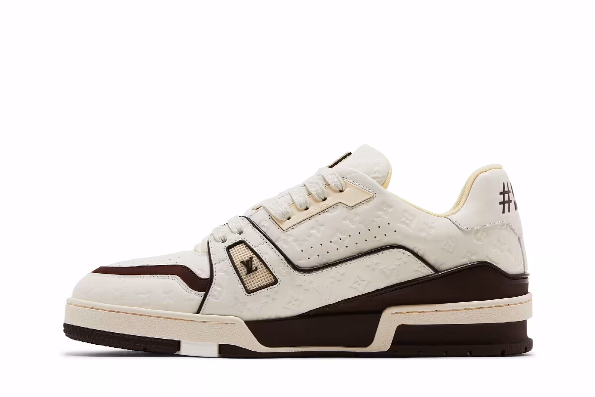 Tyler, the Creator x Louis Vuitton Trainer White Mocha, view 4