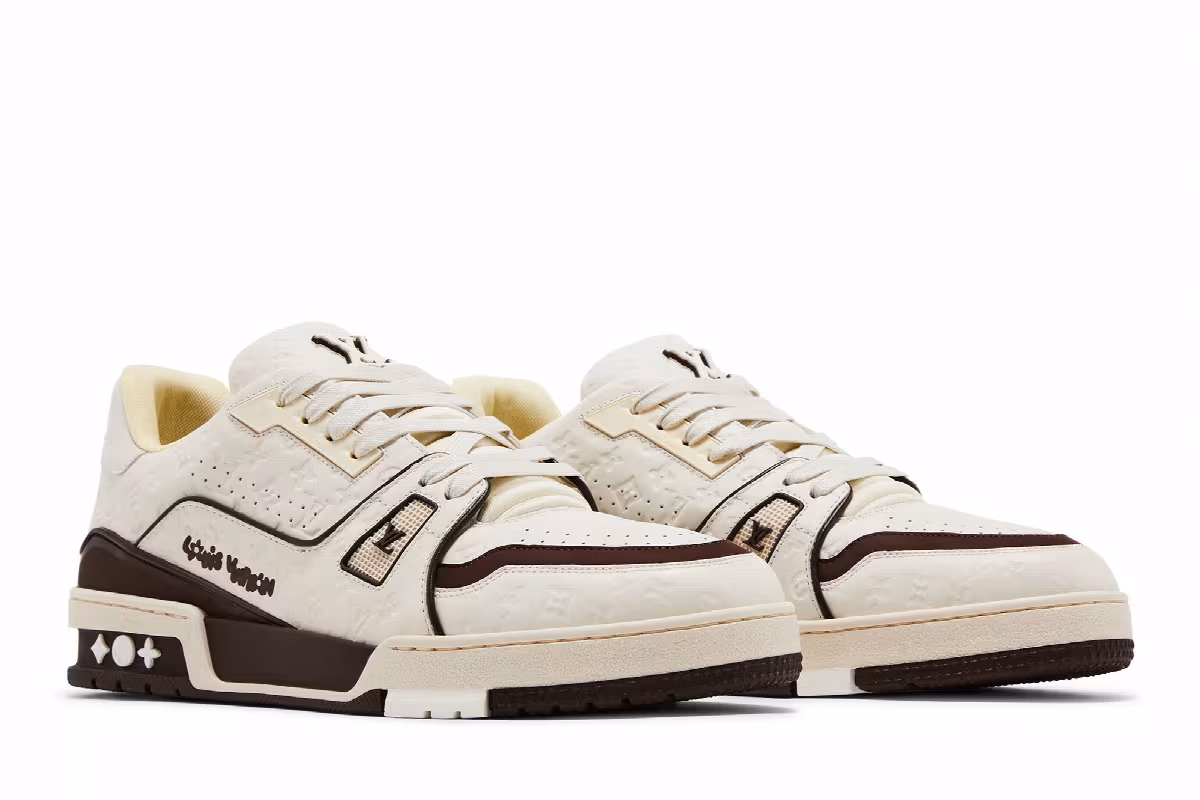 Tyler, the Creator x Louis Vuitton Trainer White Mocha, view 9