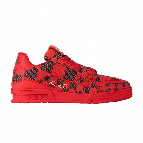 Louis Vuitton Trainer 'Damier Pop - Red'