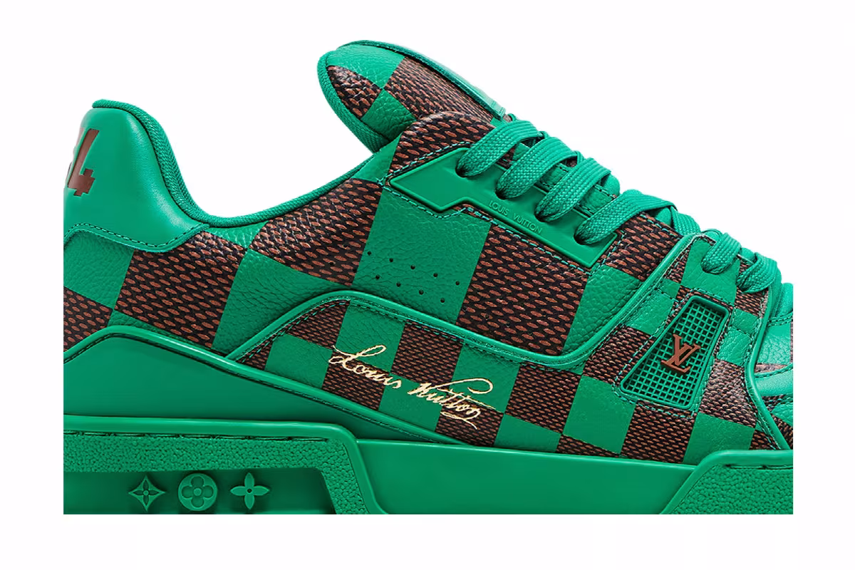 Louis Vuitton Trainer Damier Pop - Green, view 3