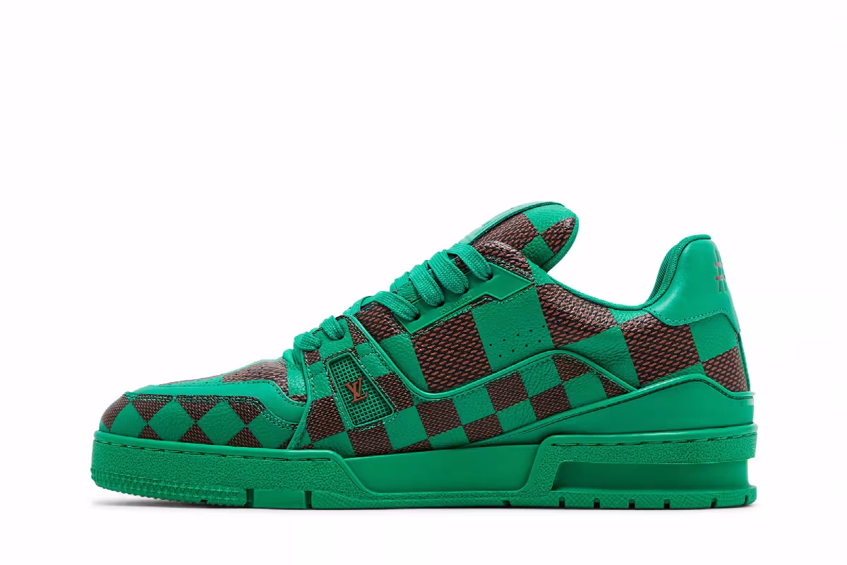 Louis Vuitton Trainer Damier Pop - Green, view 4