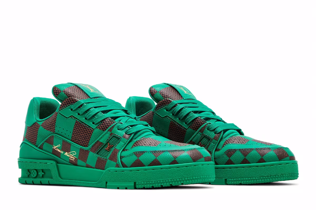 Louis Vuitton Trainer Damier Pop - Green, view 9