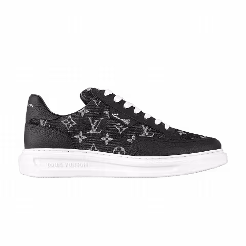Louis Vuitton Beverly Hills Sneaker 'Black Monogram Denim'