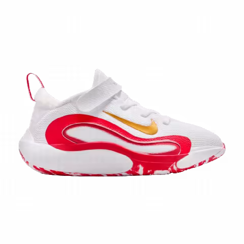 Nike Isofly PS 'White Metallic Gold University Red'