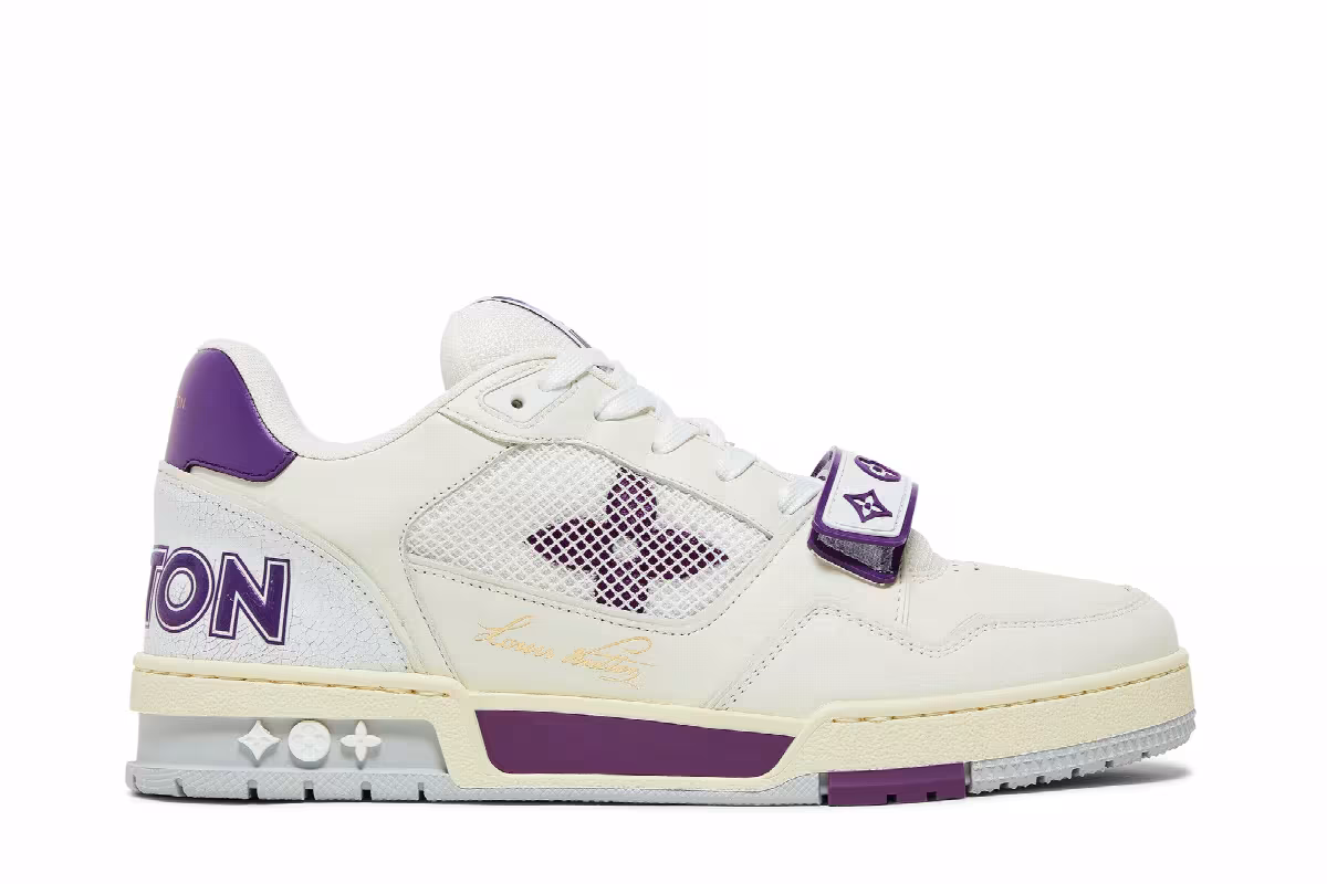 Louis Vuitton Trainer Violet Mesh, view 2