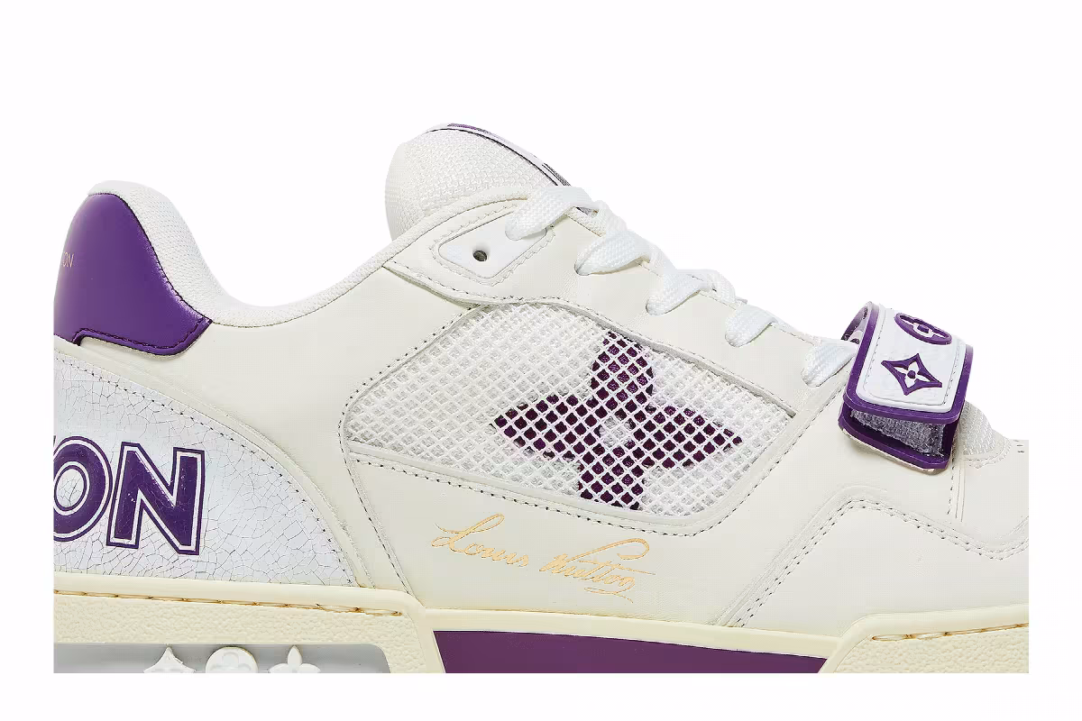 Louis Vuitton Trainer Violet Mesh, view 3
