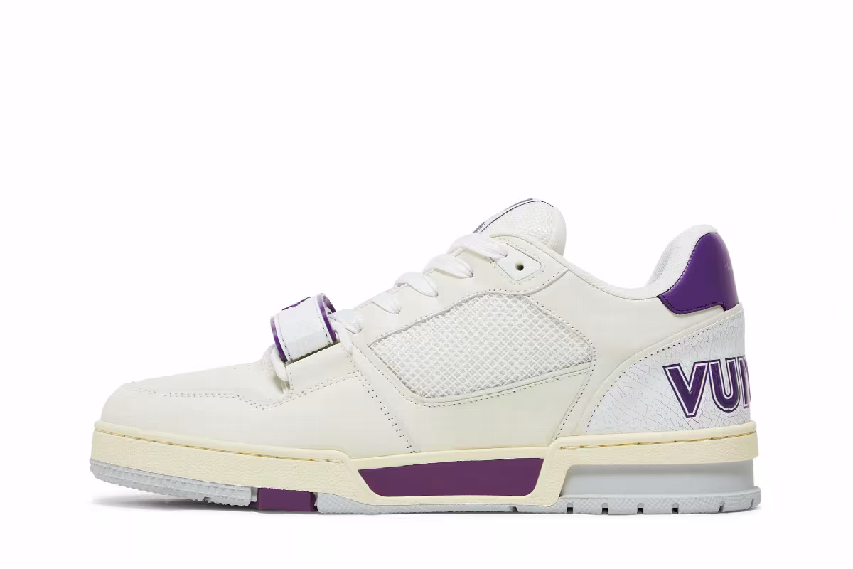 Louis Vuitton Trainer Violet Mesh, view 4