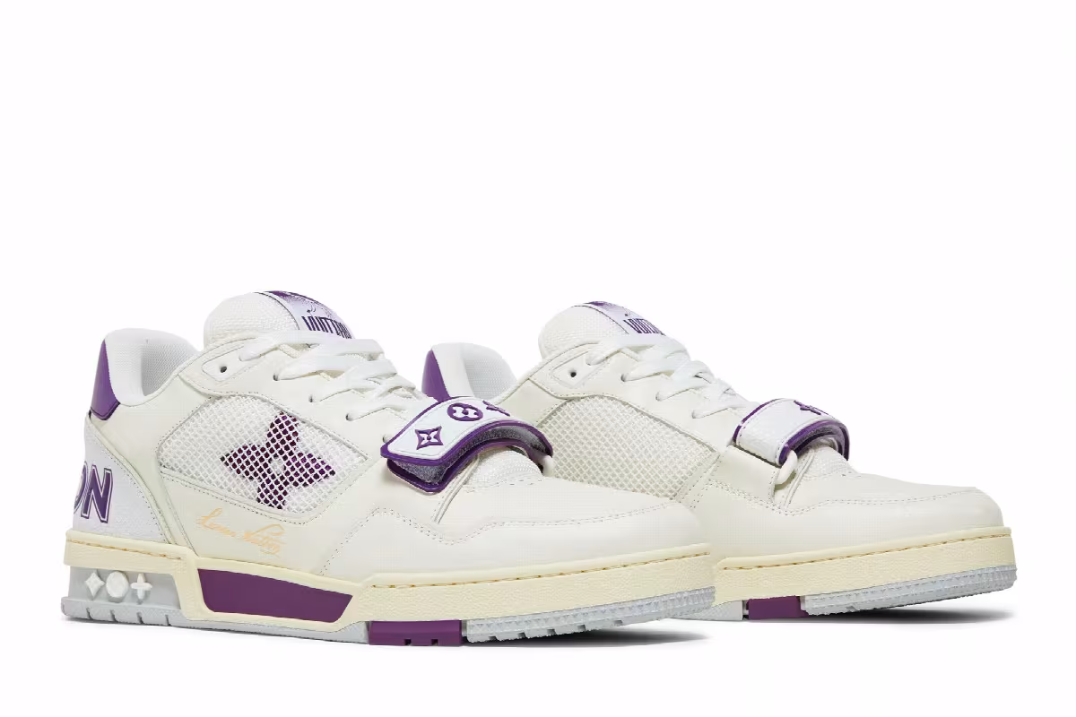 Louis Vuitton Trainer Violet Mesh, view 9