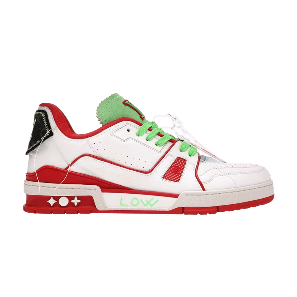 Louis Vuitton Trainer Neon Red