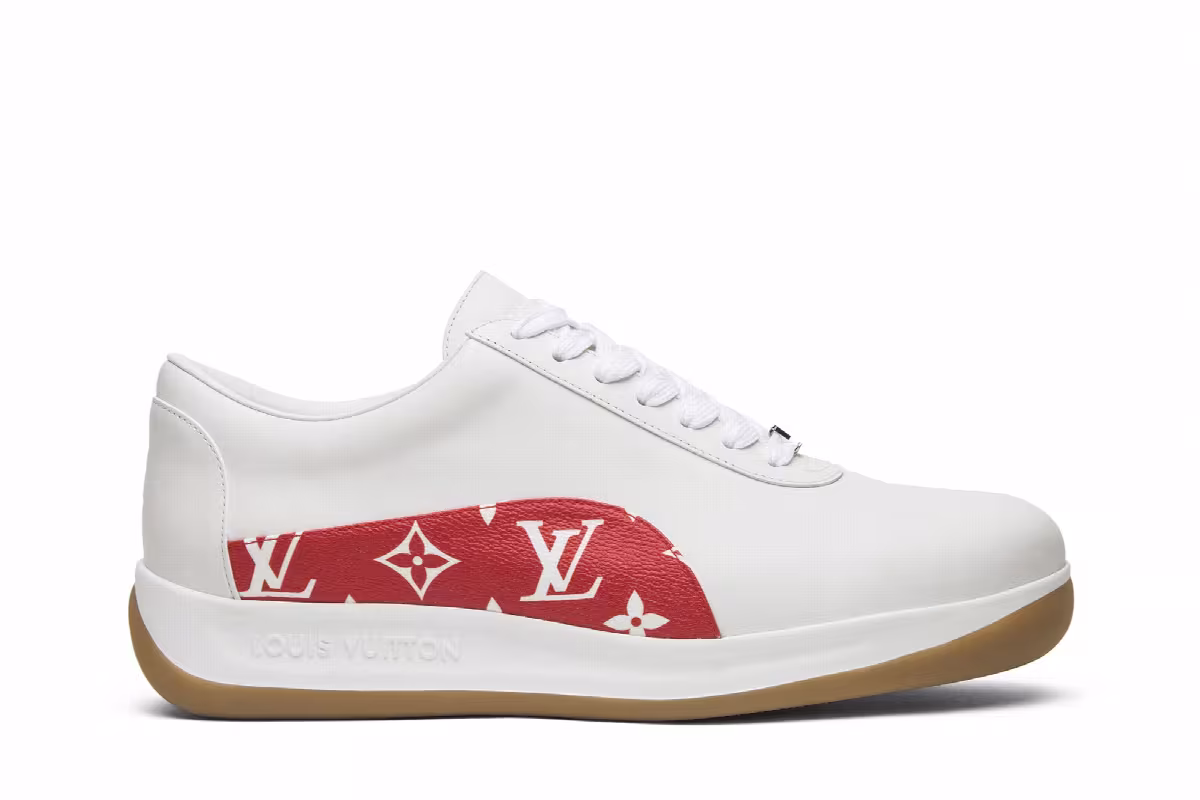 Supreme x Louis Vuitton Sport Sneaker Monogram Red, view 2