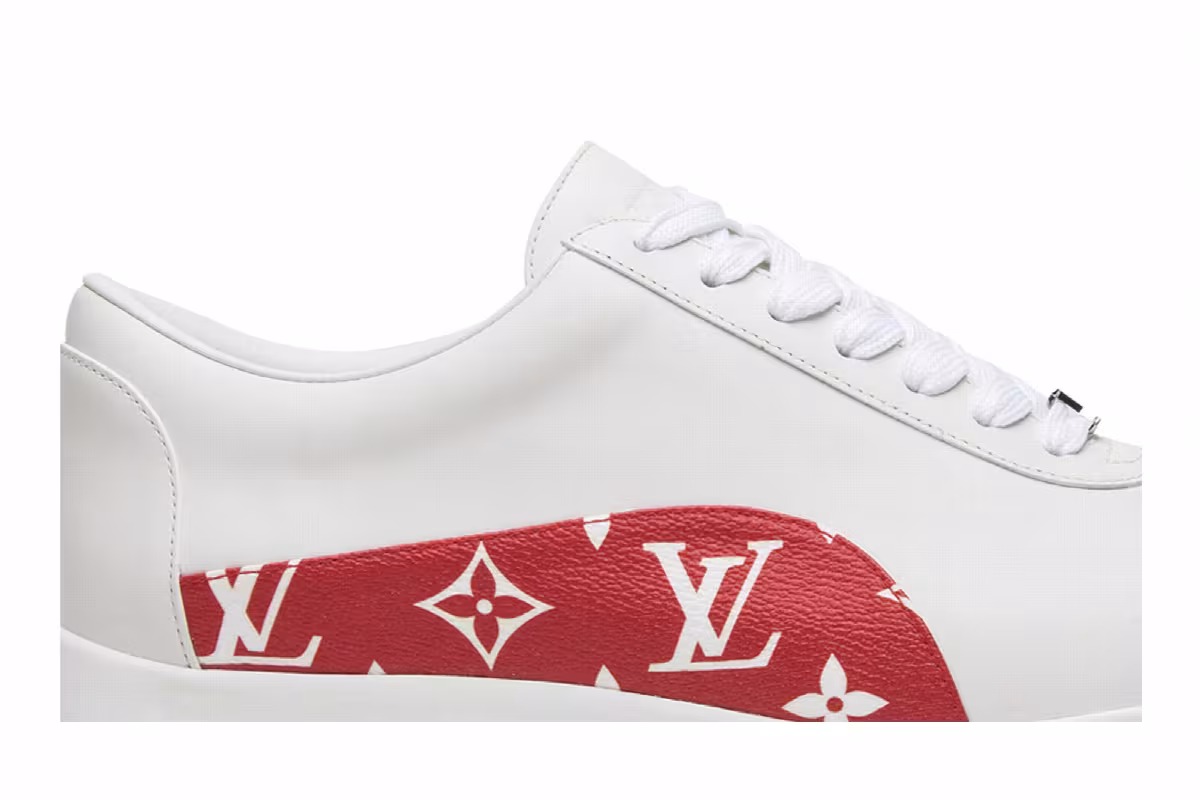 Supreme x Louis Vuitton Sport Sneaker Monogram Red, view 3