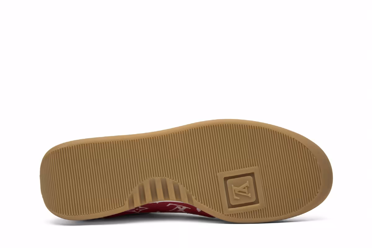 Supreme x Louis Vuitton Sport Sneaker Monogram Red, view 5