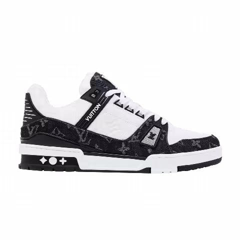 Louis Vuitton Trainer 'White Black Denim'