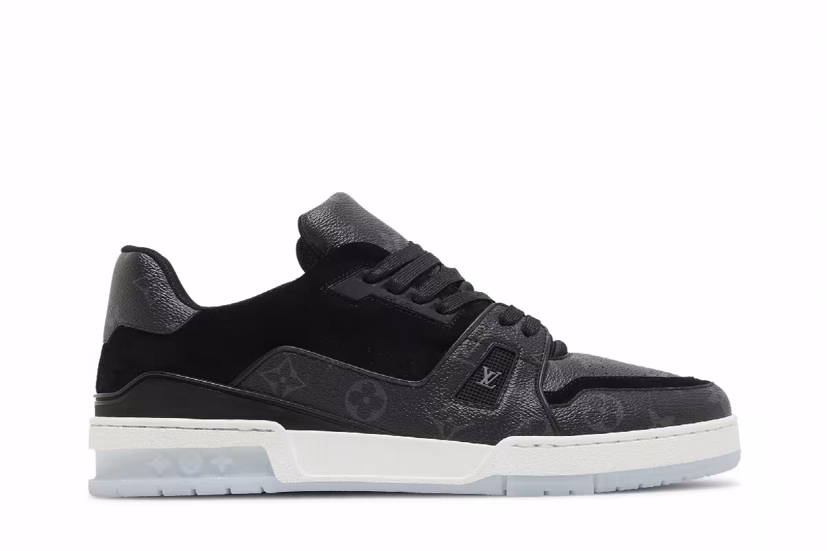 Louis Vuitton Trainer Low Black Monogram, view 2