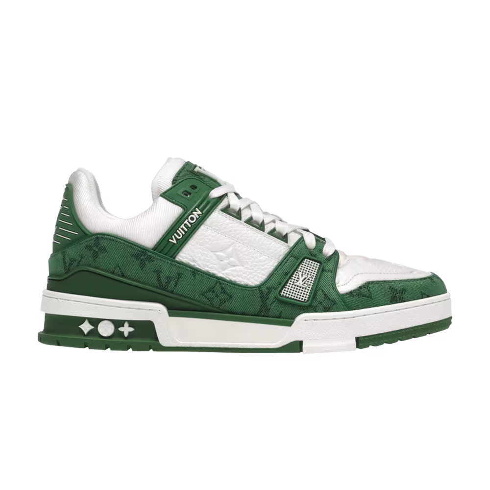 Louis Vuitton Trainer Green Monogram