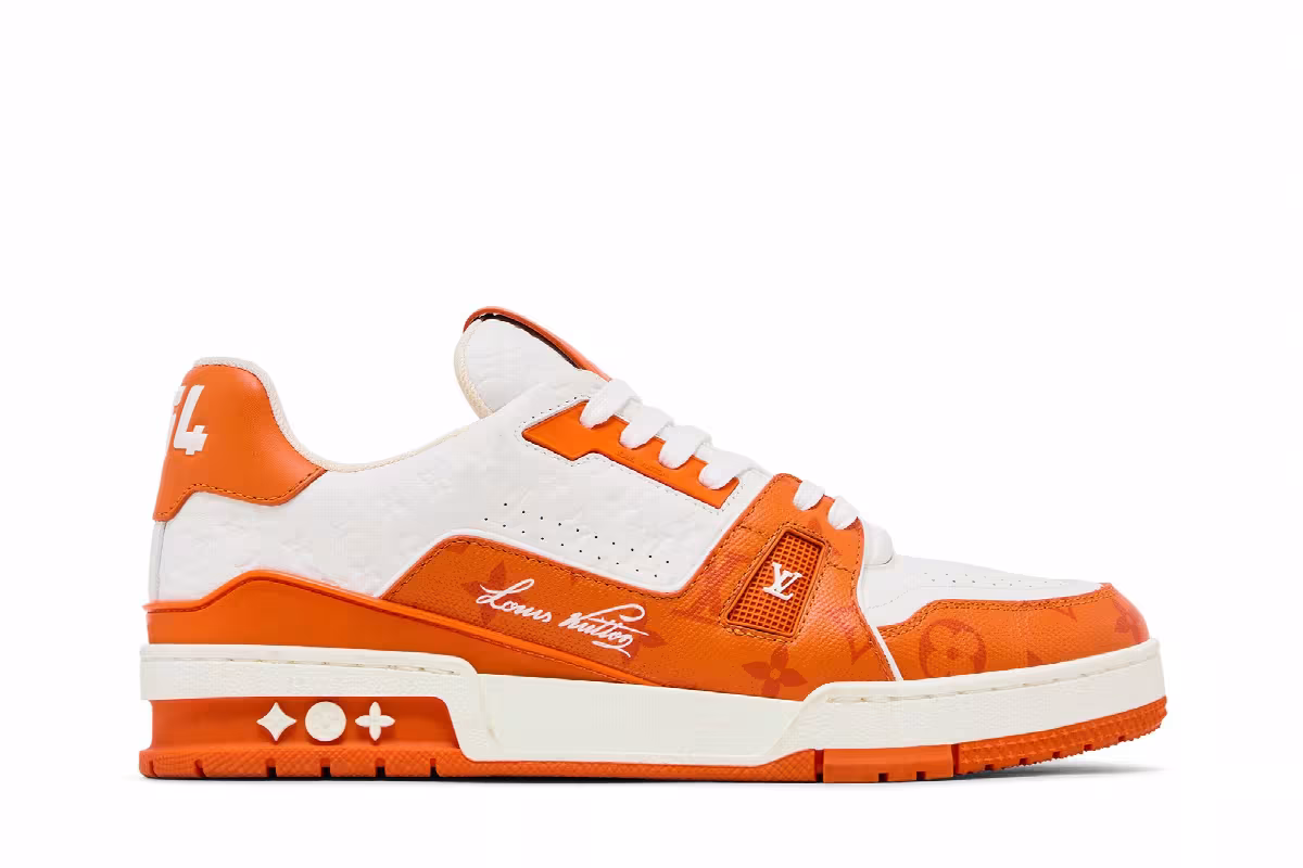Louis Vuitton Trainer Low Orange Monogram, view 2