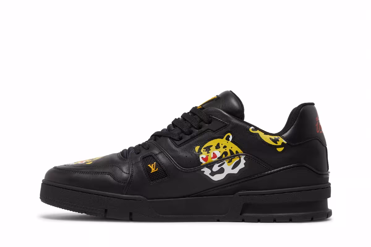 Nigo x Louis Vuitton Trainer Tiger, view 4
