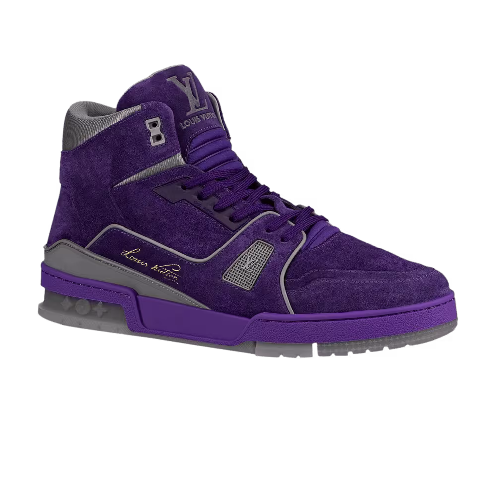 Louis Vuitton Trainer High Purple