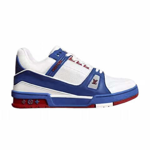 Louis Vuitton Trainer Sneaker 'White Blue Red'