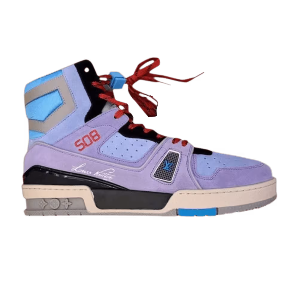 Louis Vuitton Trainer Sneaker Boot Purple