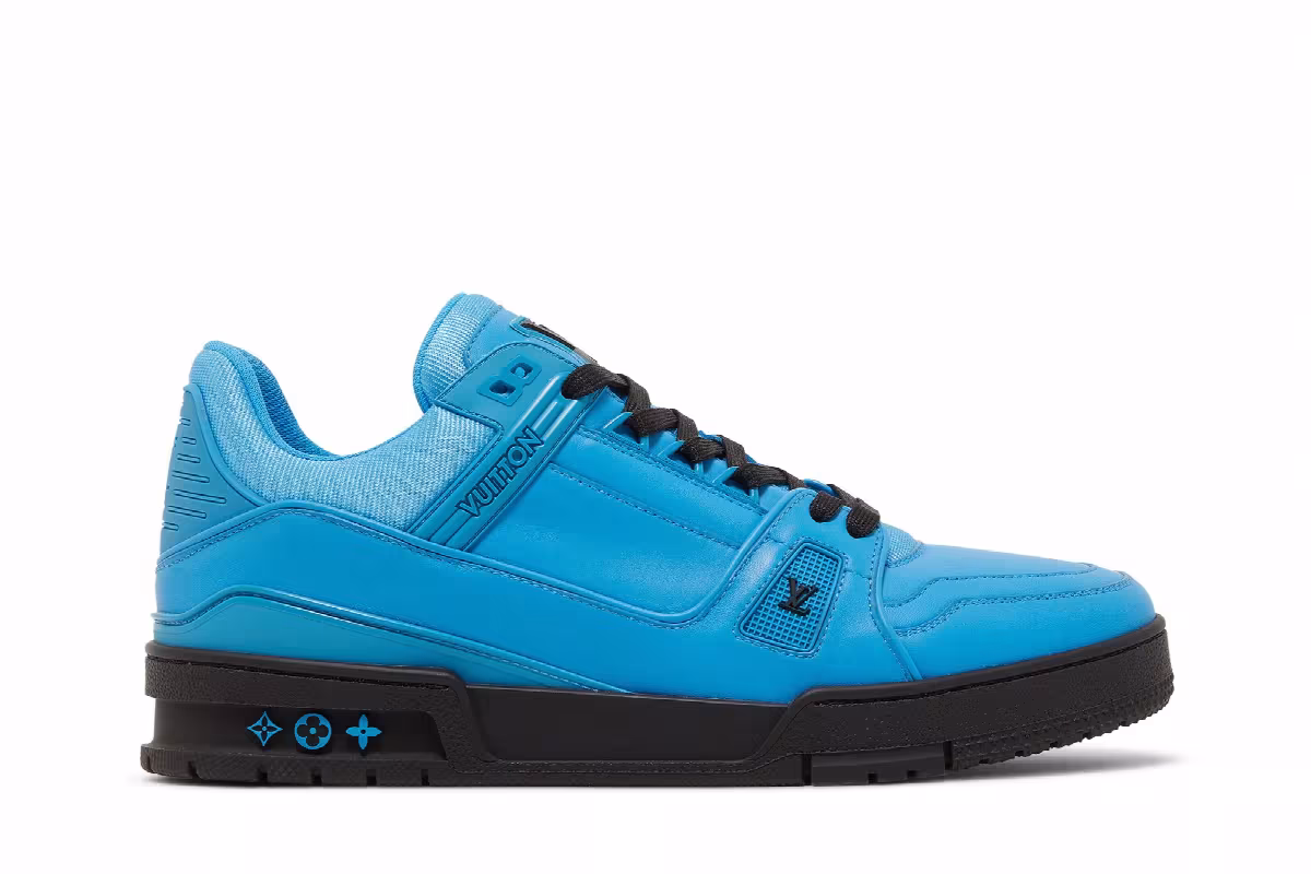 Louis Vuitton Trainer Low Black Blue, view 2