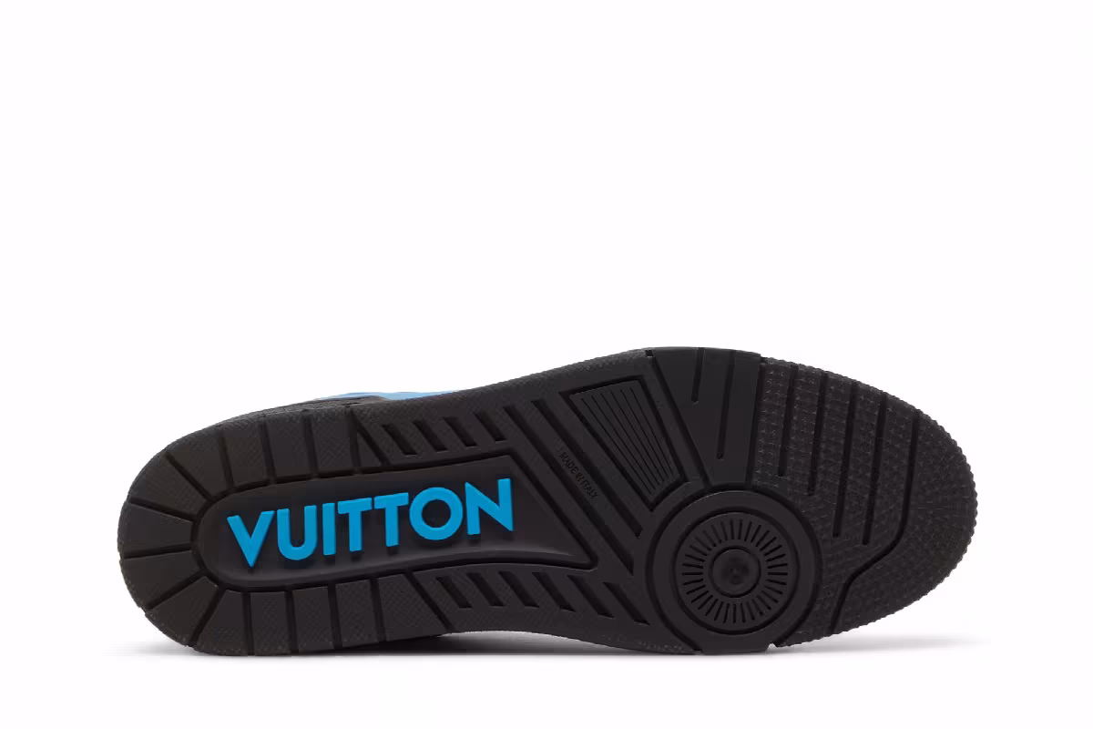 Louis Vuitton Trainer Low Black Blue, view 5