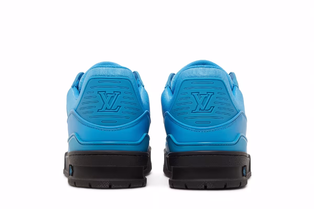Louis Vuitton Trainer Low Black Blue, view 7