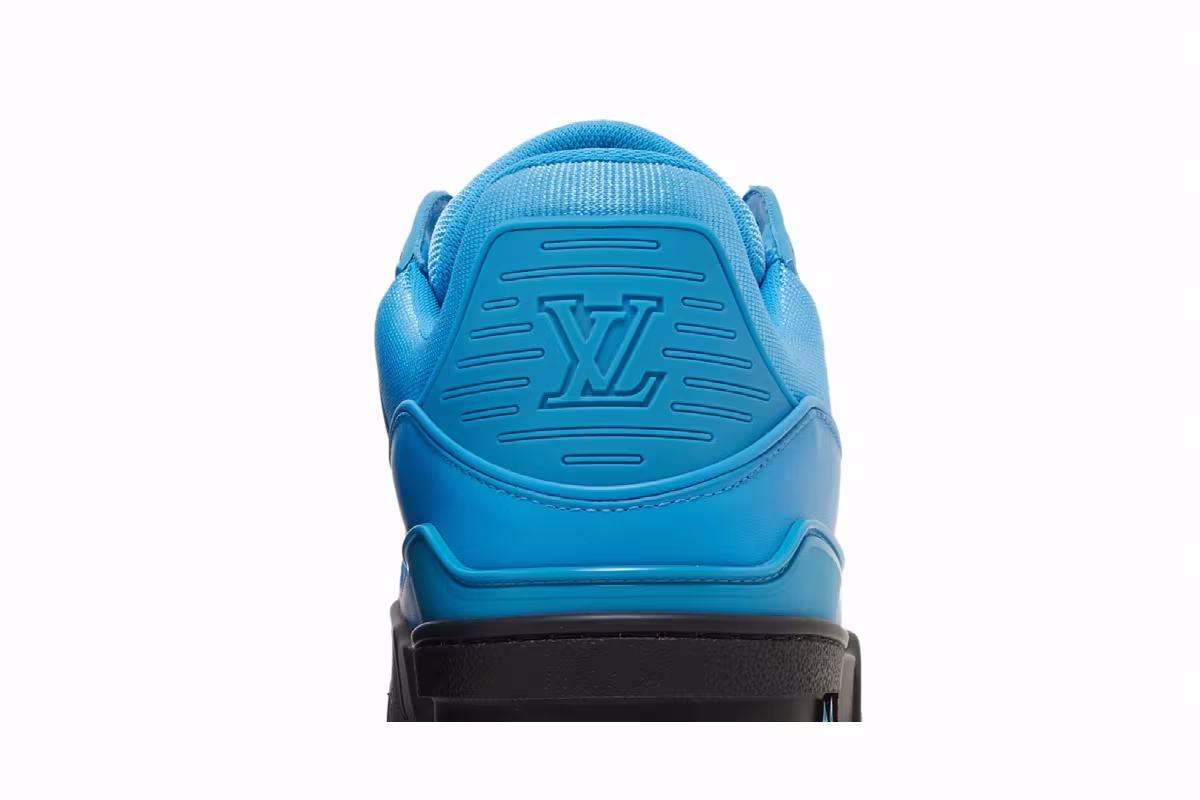 Louis Vuitton Trainer Low Black Blue, view 8