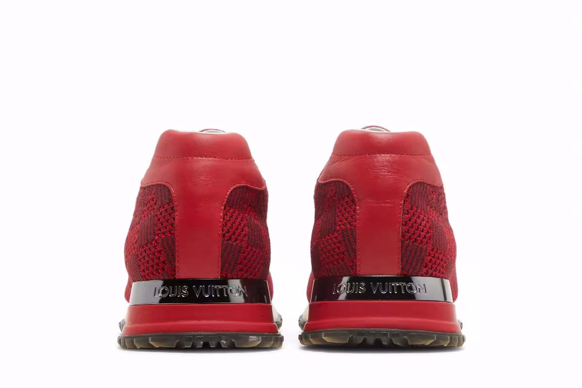 Louis Vuitton Run Away Sneaker Red Quilt, view 7