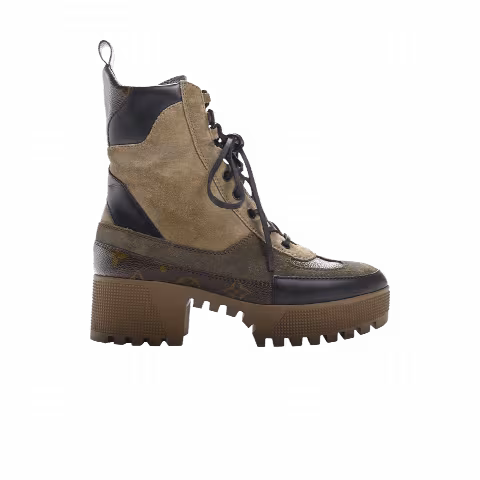 Louis Vuitton Wmns Laureate Platform Desert Boot 'Beige Monogram'