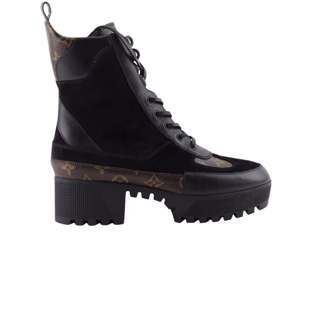 Louis Vuitton Women's Laureate Platform Desert Boot Noir