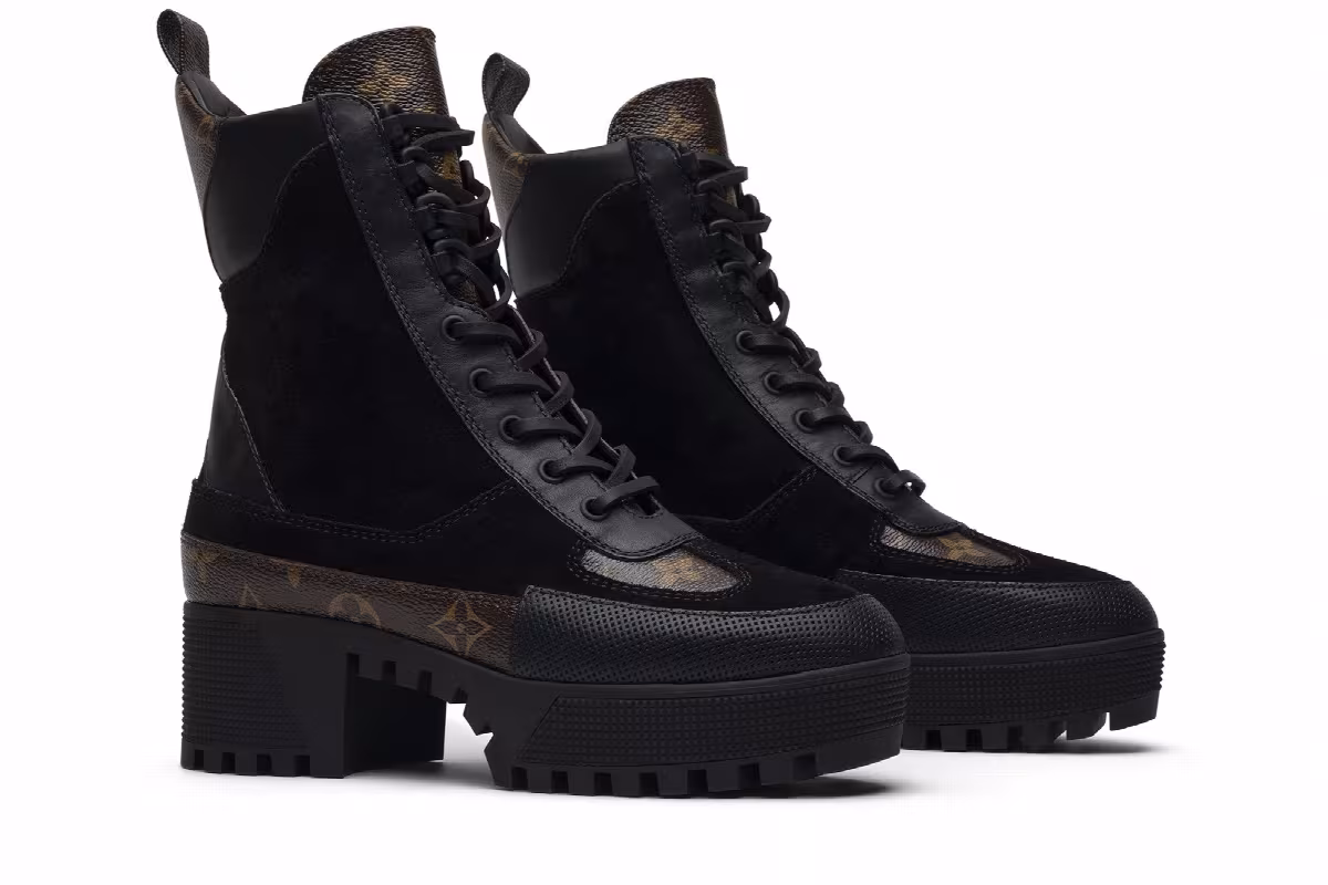 Louis Vuitton Women's Laureate Platform Noir, view 9