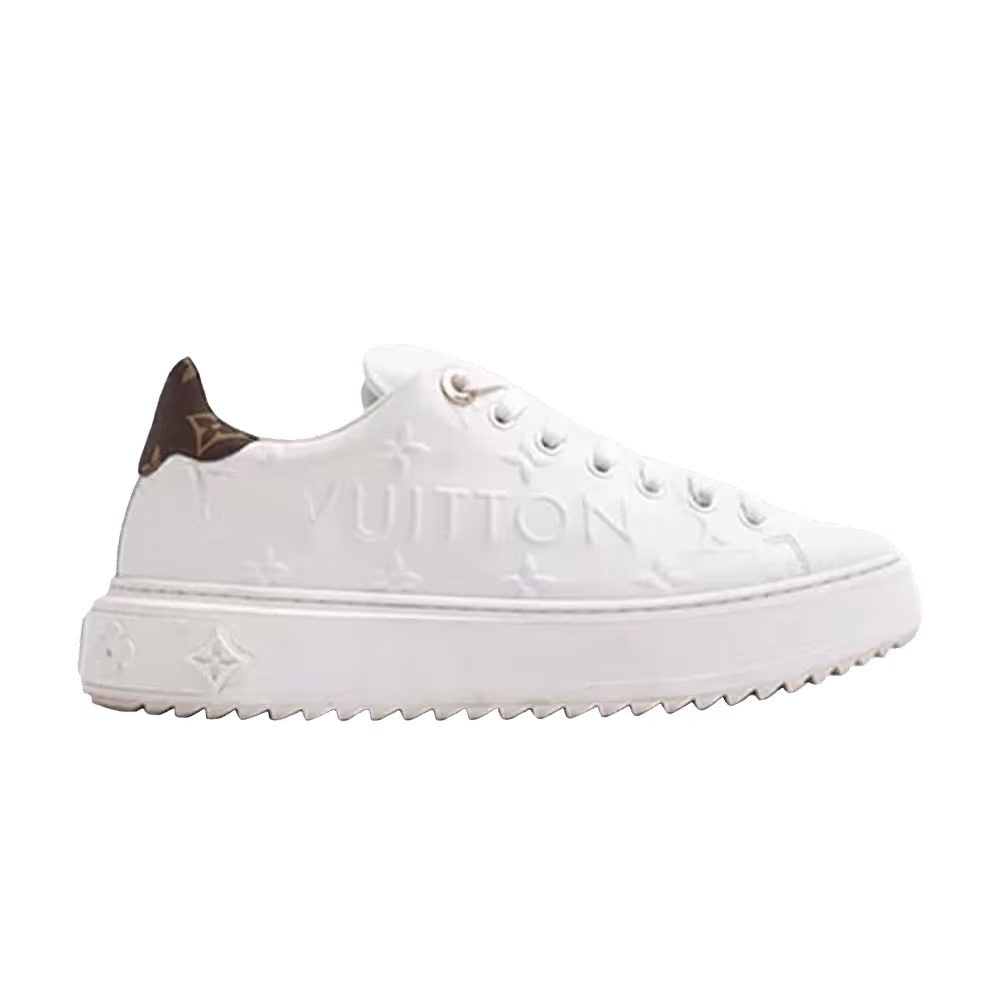 Louis Vuitton Women's Time Out Trainer Monogram Canvas White